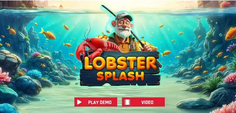 Lobster Splash  Real Money Slot made by Red Rake Gaming - Introduction Screen