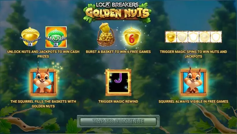 Lock Breakers – Golden Nuts Buy Bonus  Real Money Slot made by Greentube - Info and Rules