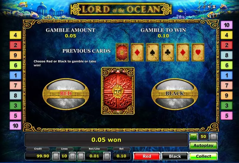 Lord of the Ocean  Real Money Slot made by Novomatic - Gamble Screen
