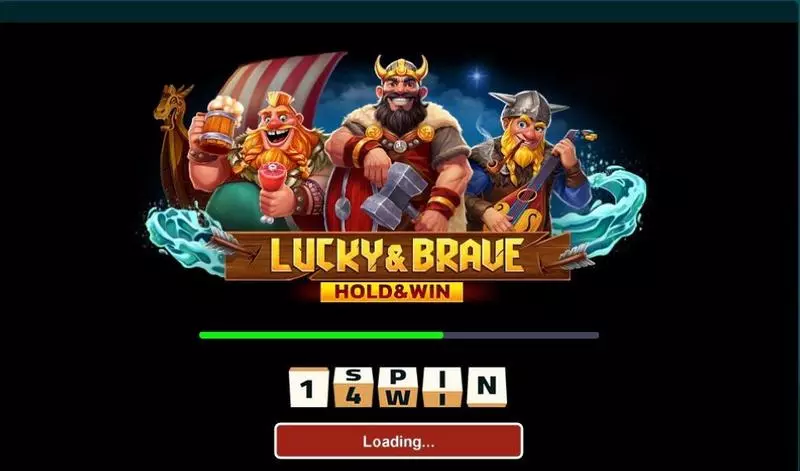 Lucky & Brave Hold And Win  Real Money Slot made by 1Spin4Win - Introduction Screen