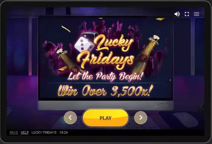 Lucky Fridays  Real Money Slot made by Red Tiger Gaming - Main Screen Reels