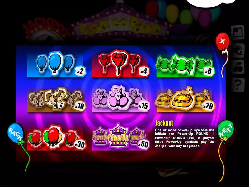 Lucky Go Round  Real Money Slot made by Slotland Software - Info and Rules