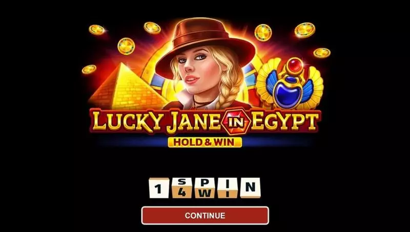 LUCKY JANE IN EGYPT HOLD AND WIN  Real Money Slot made by 1Spin4Win - Introduction Screen