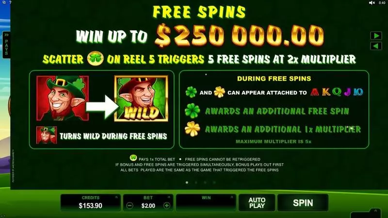 Lucky Leprechaun  Real Money Slot made by Microgaming - Info and Rules