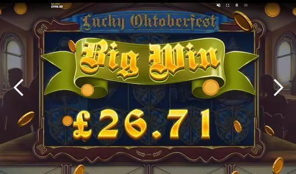Lucky Oktoberfest  Real Money Slot made by Red Tiger Gaming - Winning Screenshot