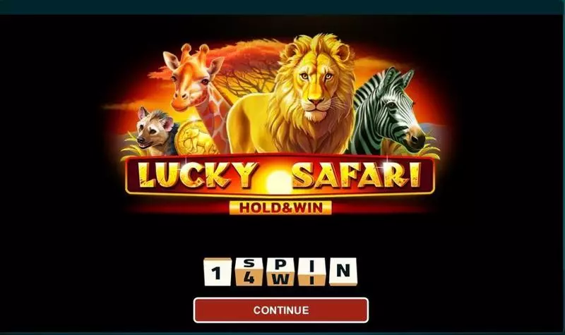 Lucky Safari  Real Money Slot made by 1Spin4Win - Introduction Screen