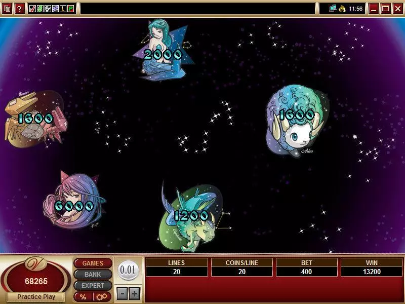 Lucky Stars  Real Money Slot made by Microgaming - Bonus 2