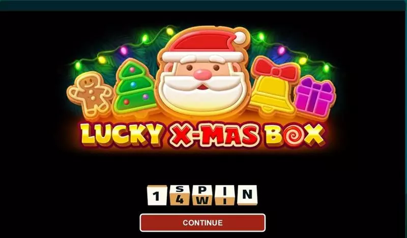 Lucky Xmas Box  Real Money Slot made by 1Spin4Win - Introduction Screen