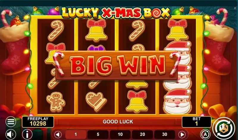 Lucky Xmas Box  Real Money Slot made by 1Spin4Win - Winning Screenshot