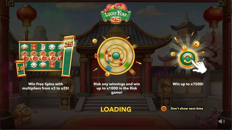 Lucky Year 25  Real Money Slot made by Mascot Gaming - Info and Rules