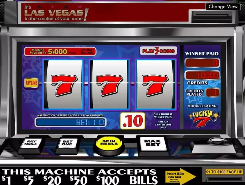 Lucky7  Real Money Slot made by BetSoft - Info and Rules