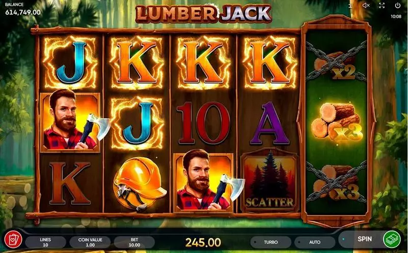 Lumber Jack  Real Money Slot made by Endorphina - Main Screen Reels