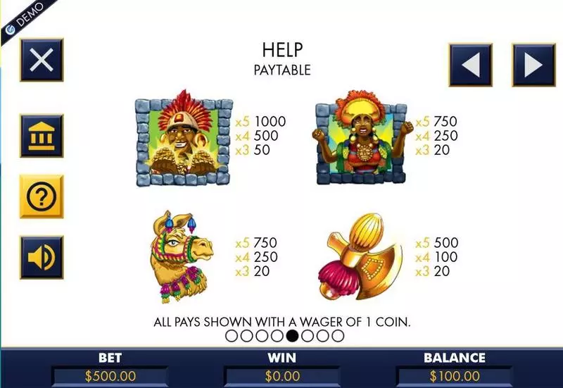 Machu Picchu Gold  Real Money Slot made by Genesis - Info and Rules