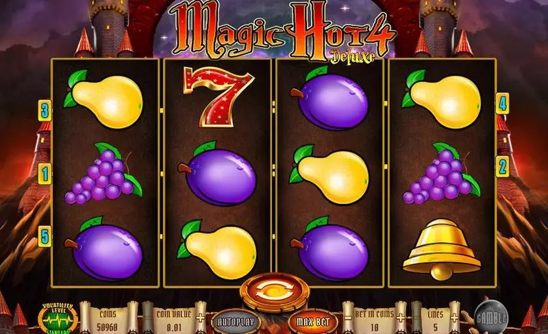 Magic Hot 4 Deluxe  Real Money Slot made by Wazdan - Main Screen Reels