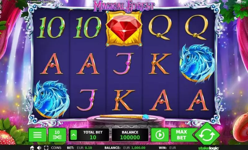 Magical Forest  Real Money Slot made by StakeLogic - Main Screen Reels
