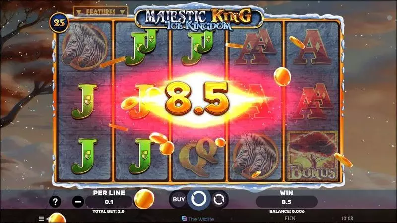 Majestic King- Ice Kingdom  Real Money Slot made by Spinomenal - Winning Screenshot