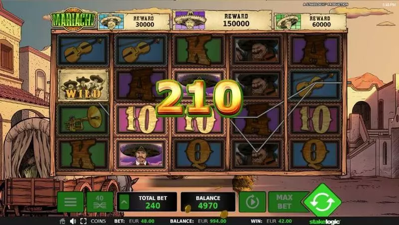 Mariachi  Real Money Slot made by StakeLogic - Main Screen Reels