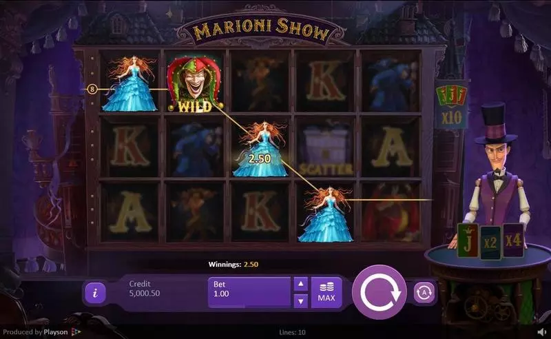 Marioni Show  Real Money Slot made by Playson - 
