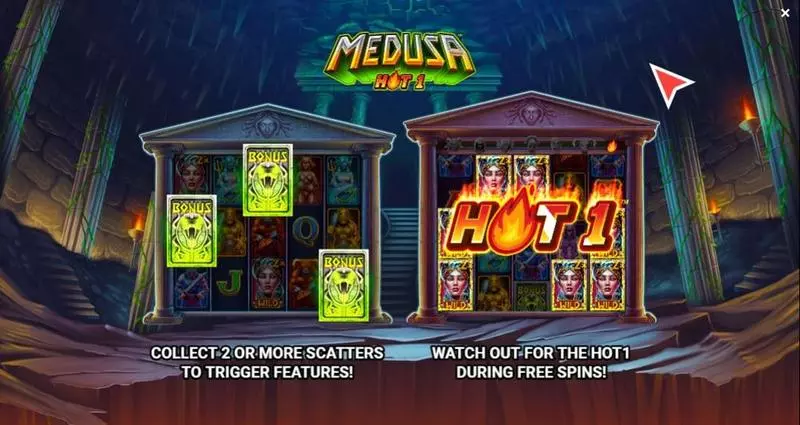Medusa Hot 1  Real Money Slot made by ReelPlay - Info and Rules