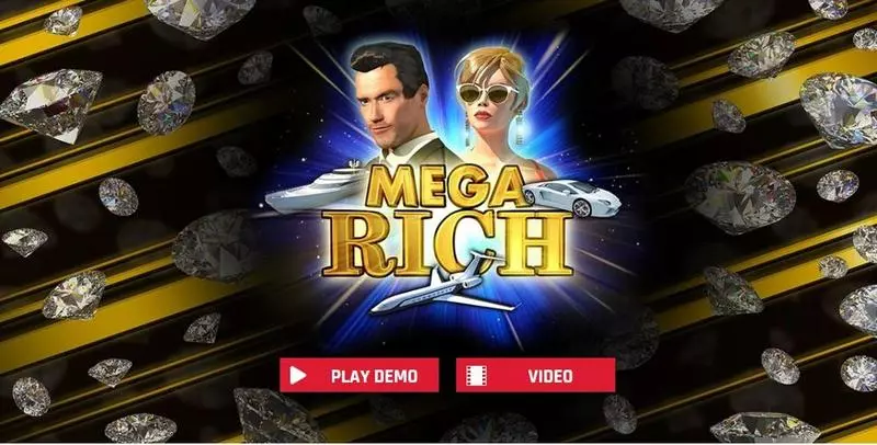 Mega Rich  Real Money Slot made by Red Rake Gaming - Introduction Screen