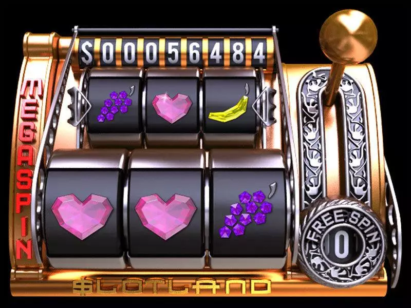 MegaSpin  Real Money Slot made by Slotland Software - Main Screen Reels