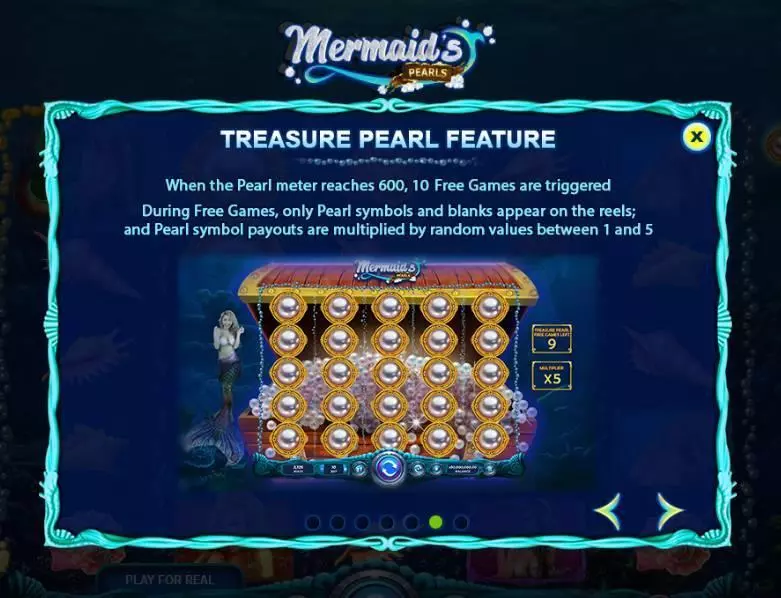 Mermaid's Pearls  Real Money Slot made by RTG - Bonus 1