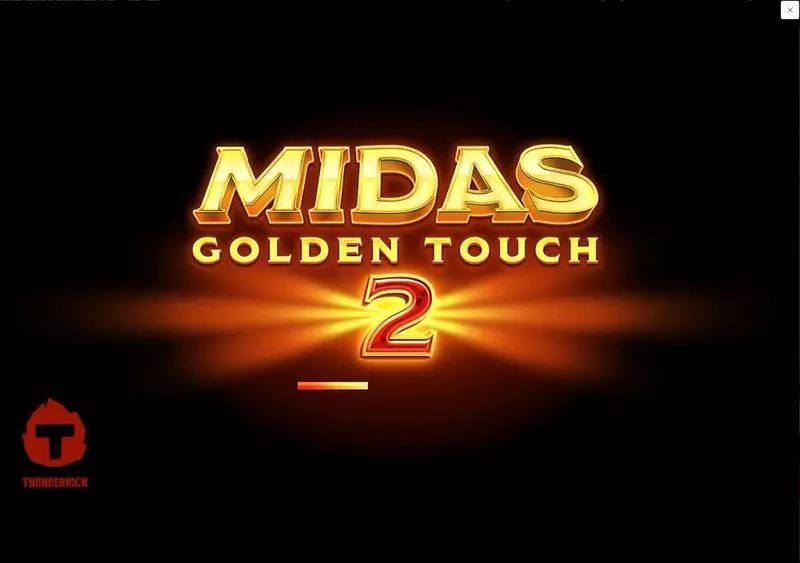 Midas Golden Touch 2  Real Money Slot made by Thunderkick - Introduction Screen