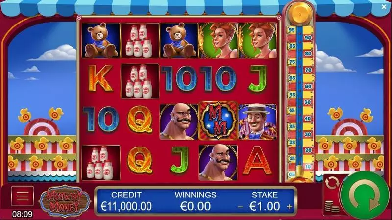 Midway Money  Real Money Slot made by Reel Life Games - Main Screen Reels