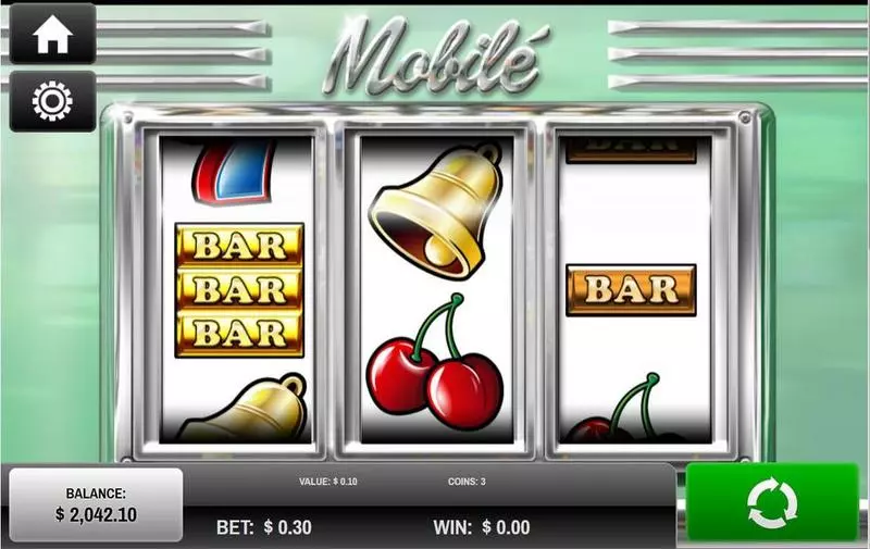 Mobile  Real Money Slot made by Rival - Introduction Screen