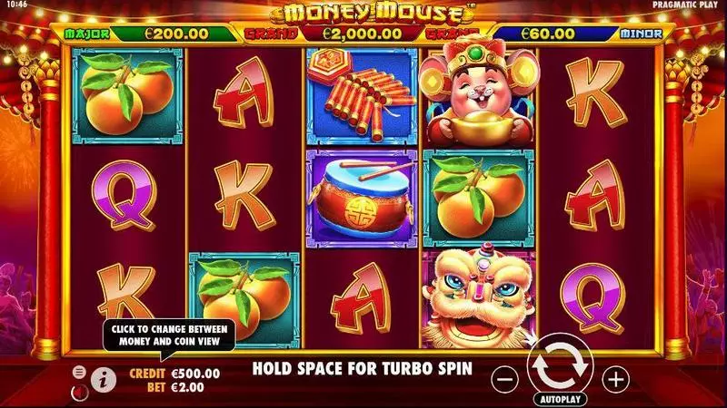 Money Mouse  Real Money Slot made by Pragmatic Play - Main Screen Reels