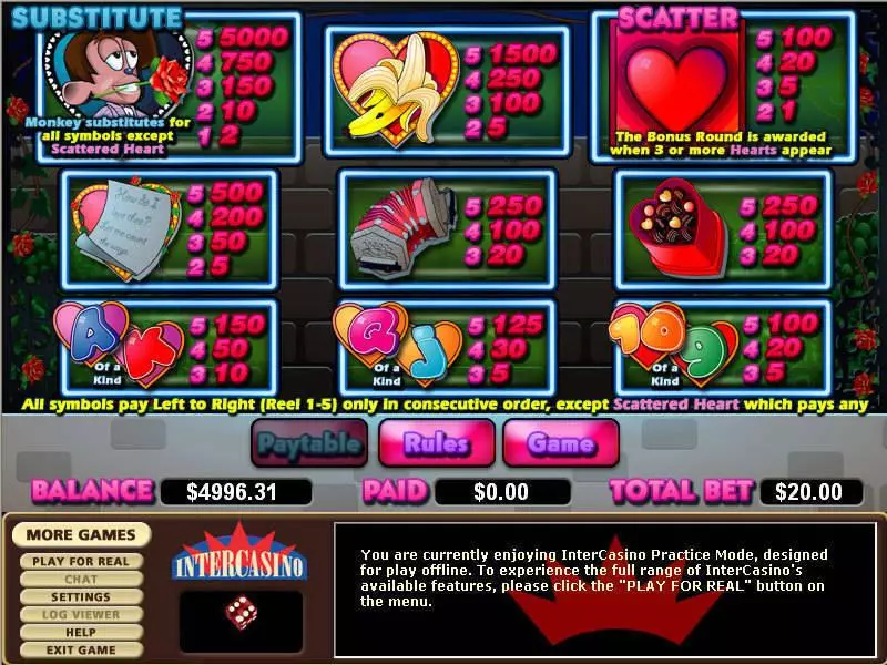 Monkey Mania  Real Money Slot made by CryptoLogic - Info and Rules