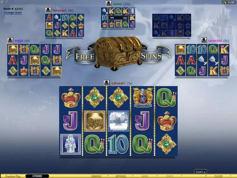 Multi-Player Avalon  Real Money Slot made by Microgaming - Main Screen Reels