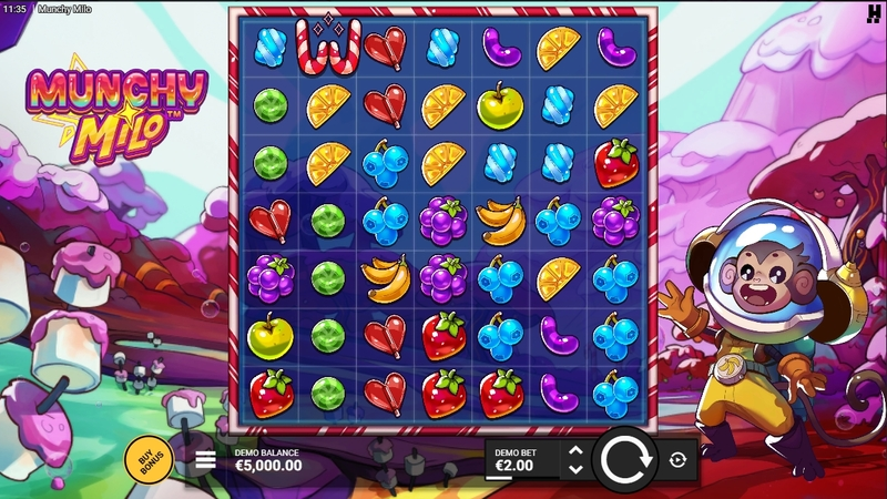 Munchy Milo  Real Money Slot made by Hacksaw Gaming - Main Screen Reels