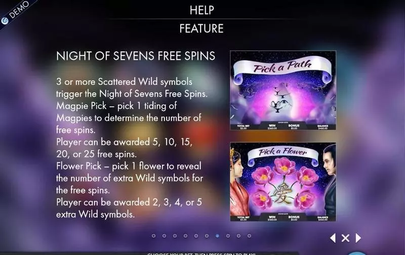Night of Sevens  Real Money Slot made by Genesis - Info and Rules