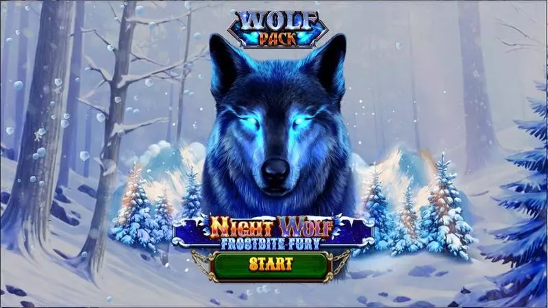 Night Wolf – Frostbite Fury  Real Money Slot made by Spinomenal - Introduction Screen