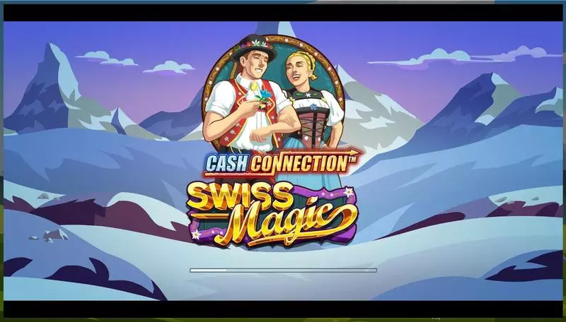 NovoSDK Cash Connection - Swiss Magic  Real Money Slot made by Greentube - Introduction Screen