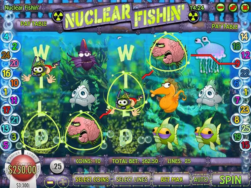 Nuclear Fishin  Real Money Slot made by Rival - Bonus 1