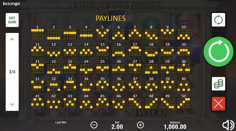 Olympian Gods  Real Money Slot made by Booongo - Info and Rules