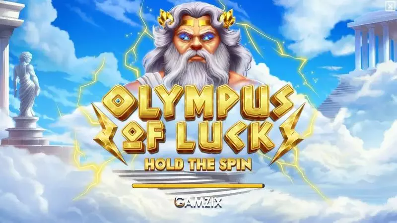 Olympus of Luck  Real Money Slot made by Gamzix - Introduction Screen