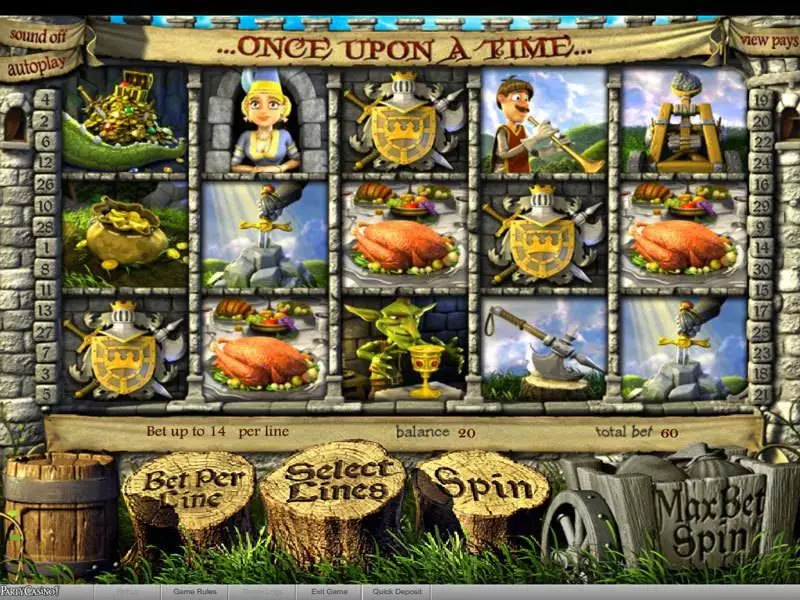 Once Upon A Time  Real Money Slot made by bwin.party - Main Screen Reels