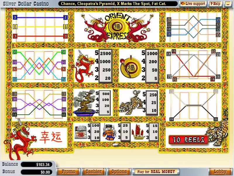 Orient Express  Real Money Slot made by WGS Technology - Info and Rules