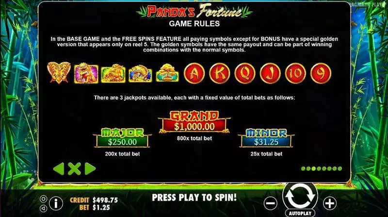 Panda’s Fortune  Real Money Slot made by Pragmatic Play - Bonus 3