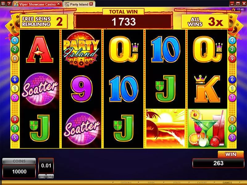 Party Island  Real Money Slot made by Microgaming - Bonus 1