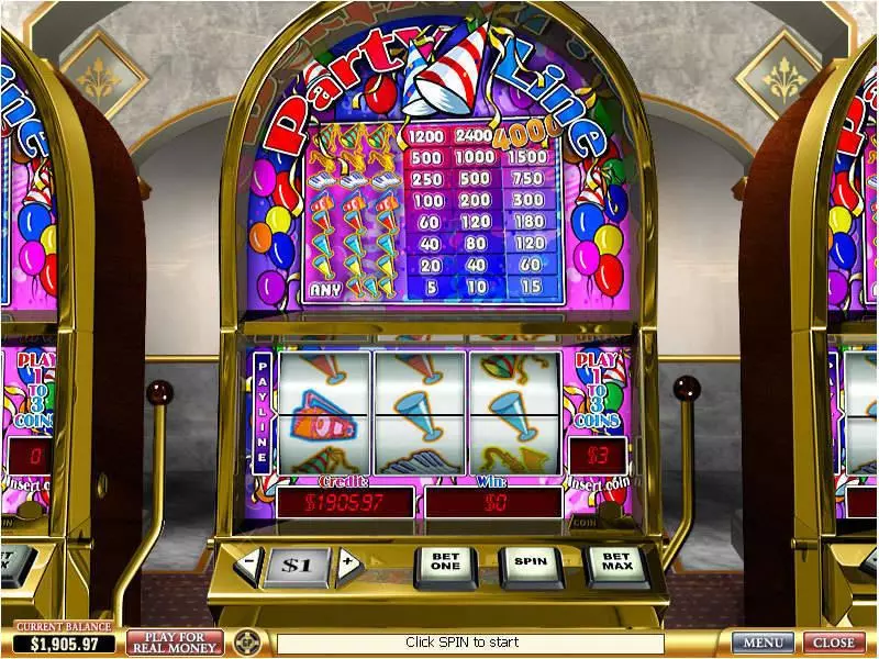 Party Line  Real Money Slot made by PlayTech - Main Screen Reels
