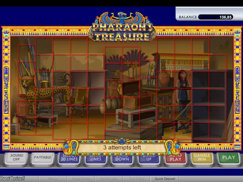 Pharaoh's Treasure  Real Money Slot made by bwin.party - Bonus 1