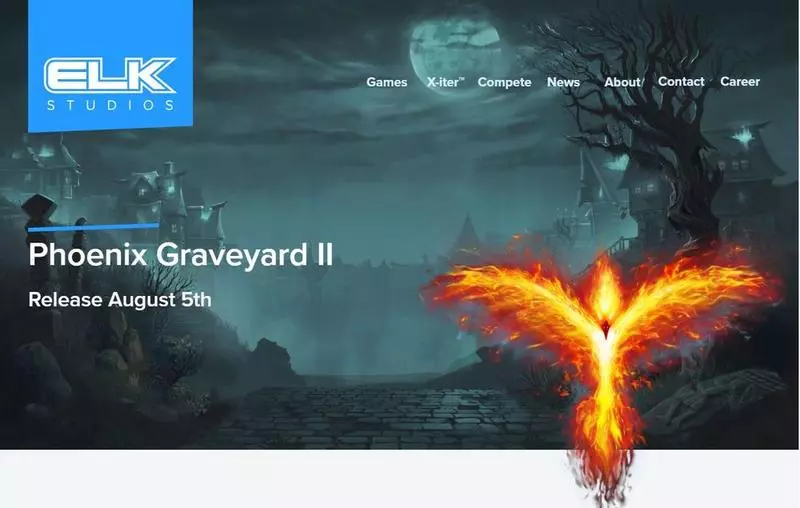 Phoenix Graveyard II  Real Money Slot made by Elk Studios - Introduction Screen