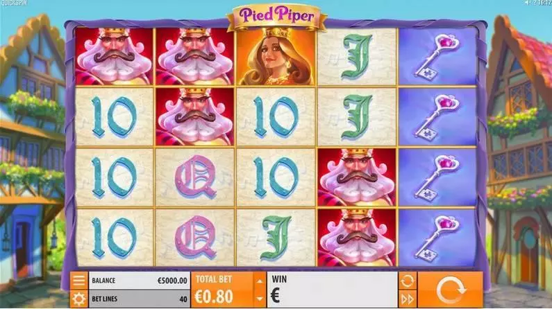 Pied Piper  Real Money Slot made by Quickspin - Main Screen Reels