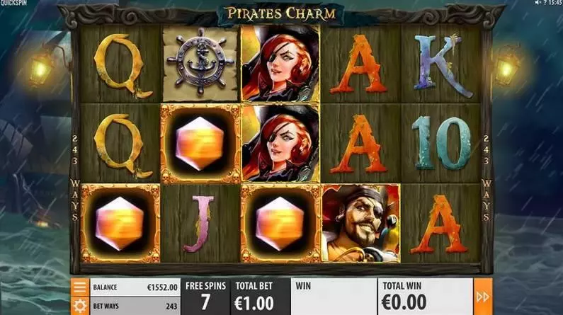 Pirates Charm  Real Money Slot made by Quickspin - Info and Rules