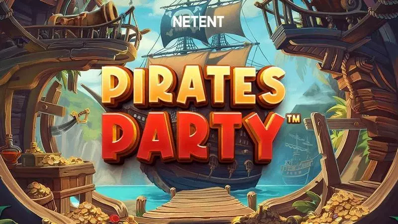 Pirates Party  Real Money Slot made by NetEnt - Introduction Screen