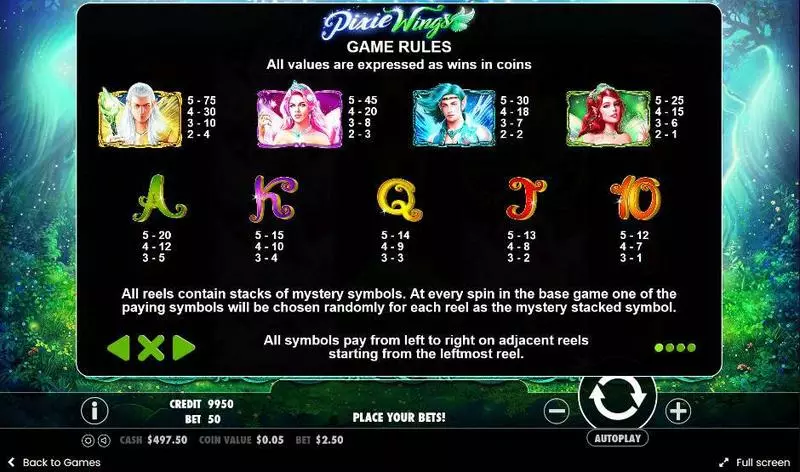 Pixie Wings  Real Money Slot made by Pragmatic Play - Info and Rules
